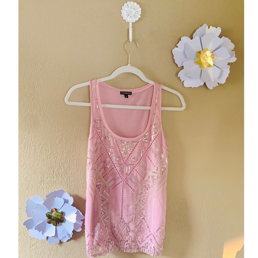 Express Embellished Tank Top💕